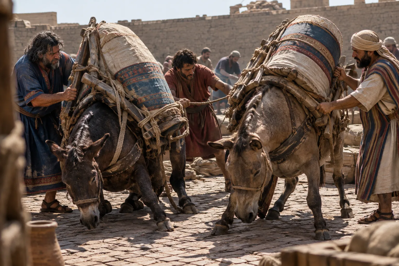 The burdened gods (Isaiah 46:1–2)