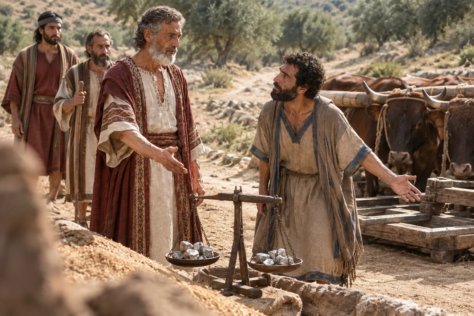 David Buys the Threshing Floor (2 Samuel 24:20–24)