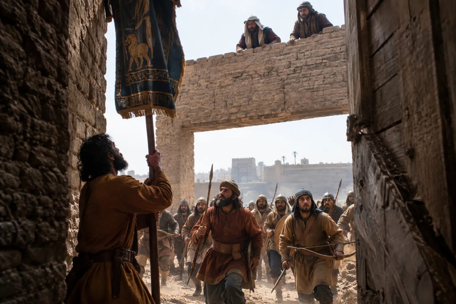 The nations gather against Babylon (Jeremiah 51:11–14)