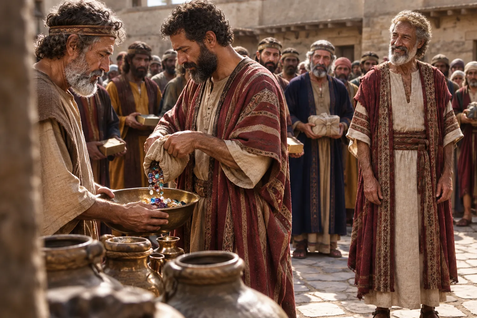 Willing gifts entrusted to Jehiel (1 Chronicles 29:6–9)
