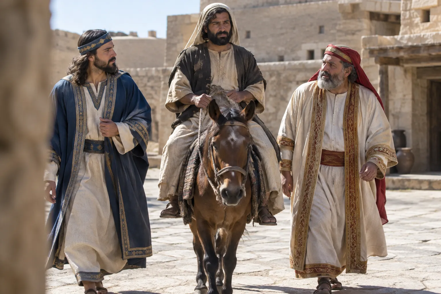 Slaves mounted and princes on foot (Ecclesiastes 10:5–7)