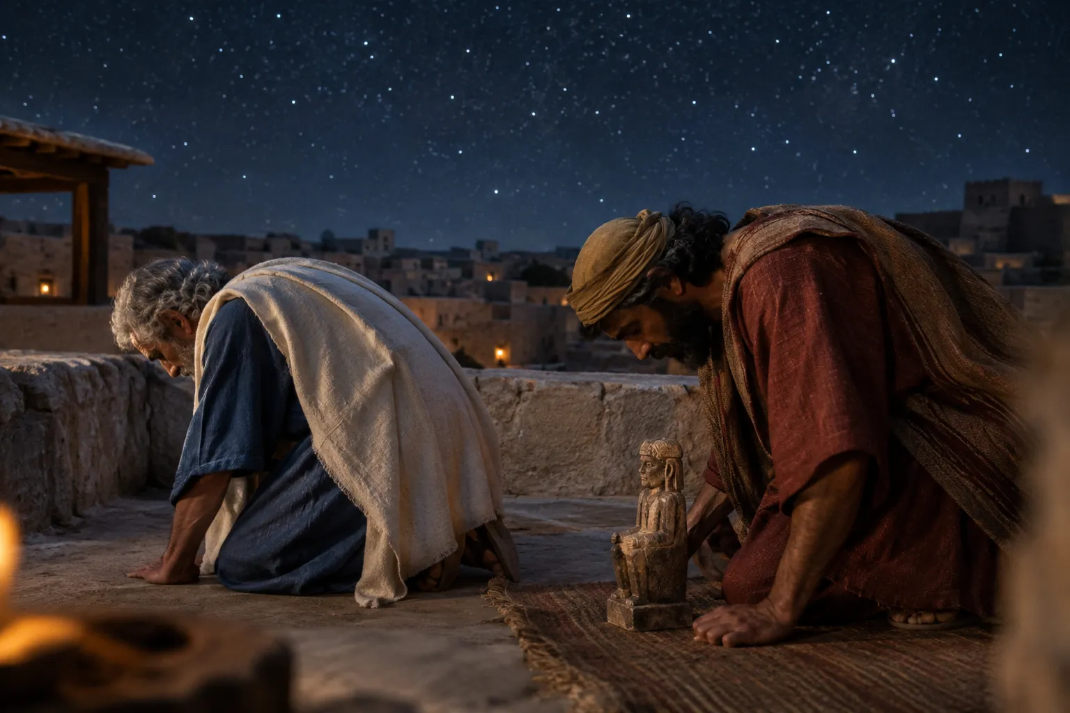 Those who bow on the rooftops (Zephaniah 1:5–6)