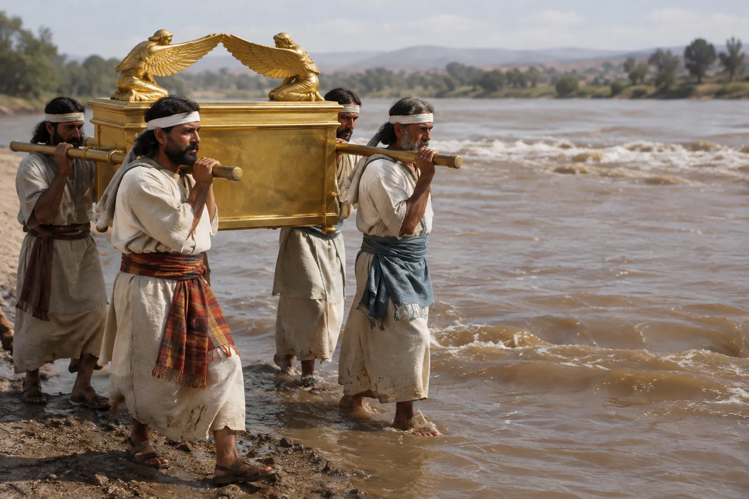 The Jordan Stops at the Priests’ Feet (Joshua 3:14–16)