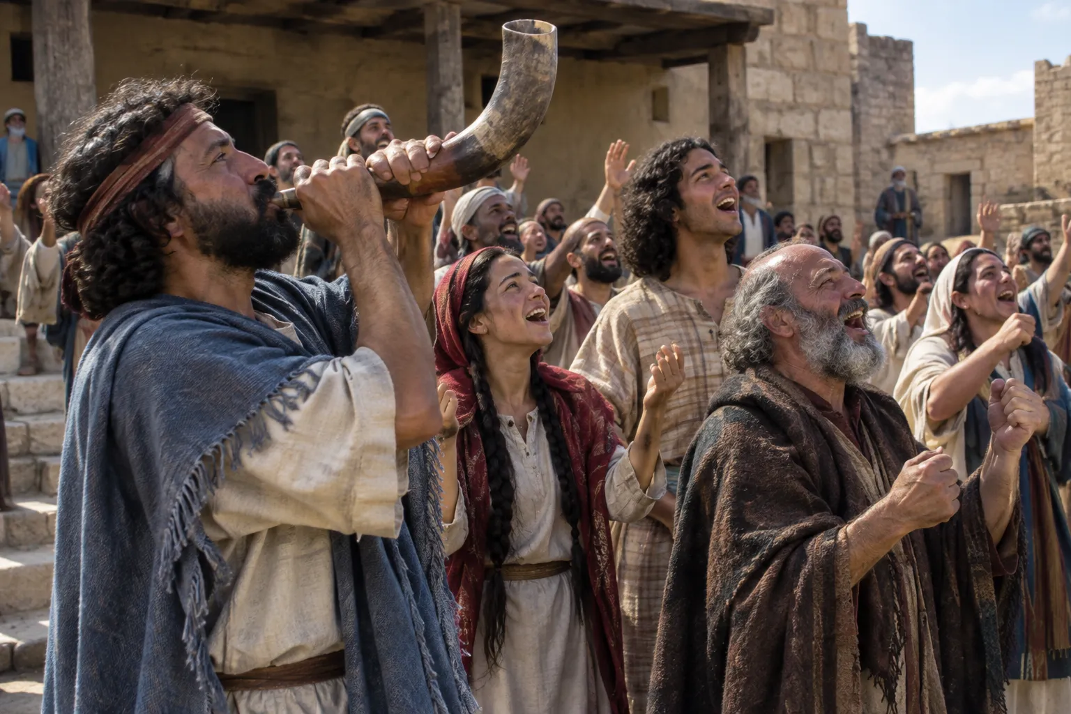 The Horn Sounds Amid Shouts of Joy (Psalms 47:5)