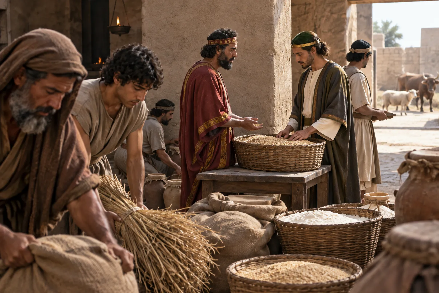 The monthly provisions arrive (1 Kings 4:27–28)
