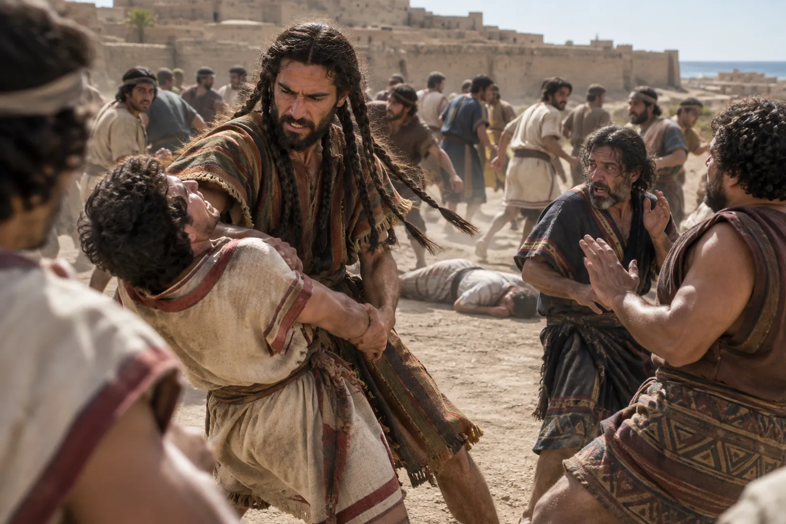 Samson Strikes the Men of Ashkelon (Judges 14:19)