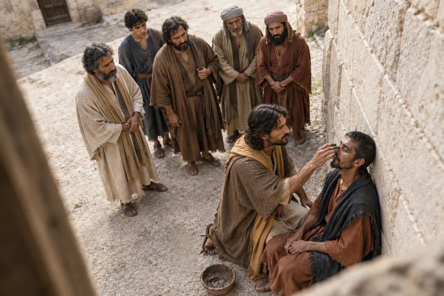 Mud on His Eyes (John 9:1–6)