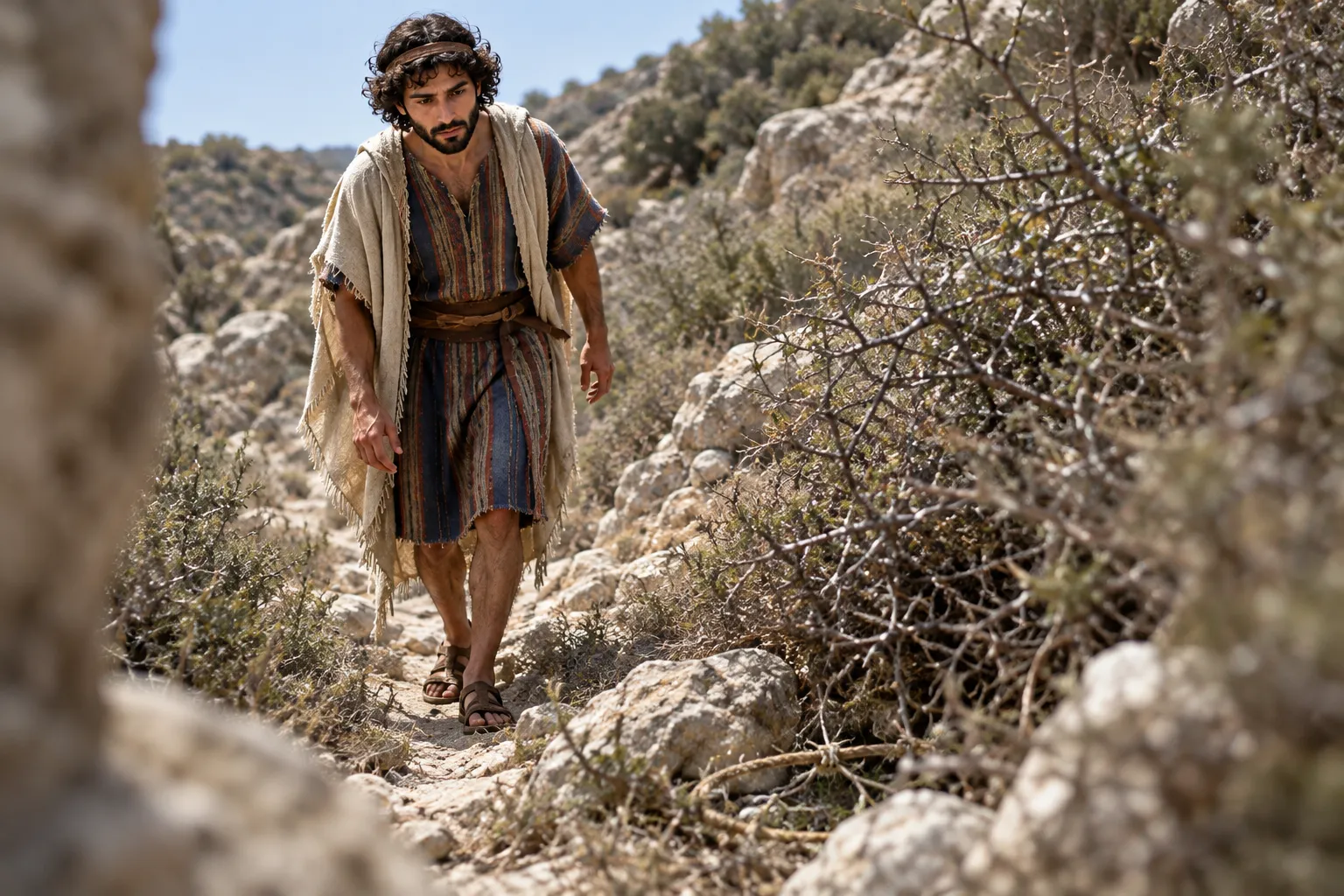 A snare lies hidden on David’s path (Psalms 142:3–4)