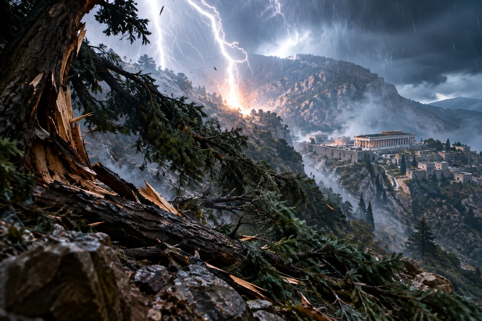 Cedars Shattered and Mountains Shaken (Psalms 29:5–7)
