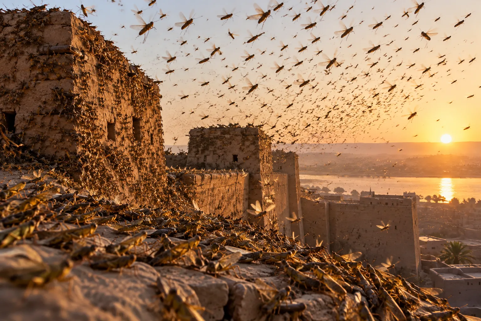 The Locusts Fly Away (Nahum 3:16–17)