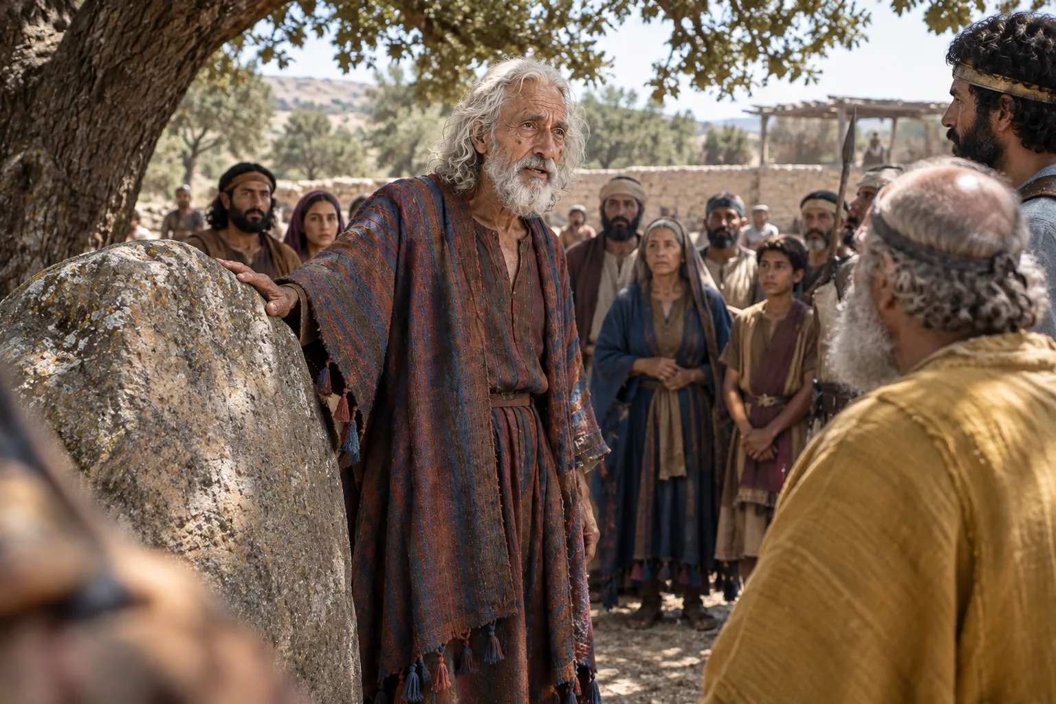 The stone witness (Joshua 24:25–27)