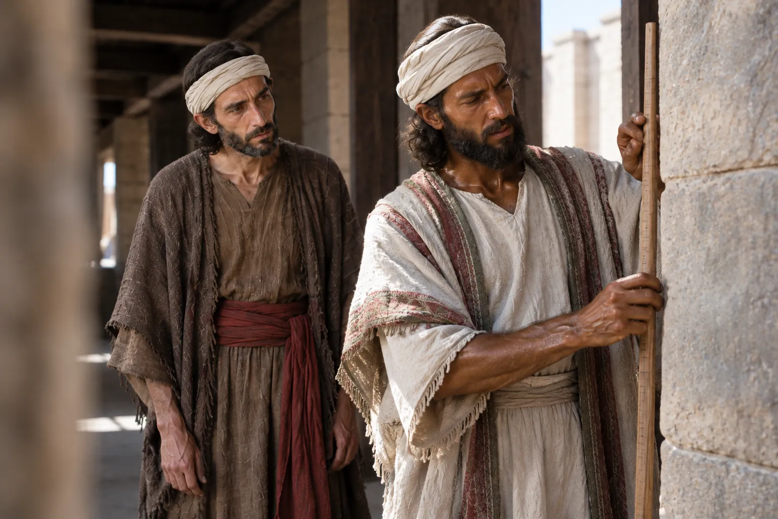 The outer sanctuary measured (Ezekiel 41:1–2)