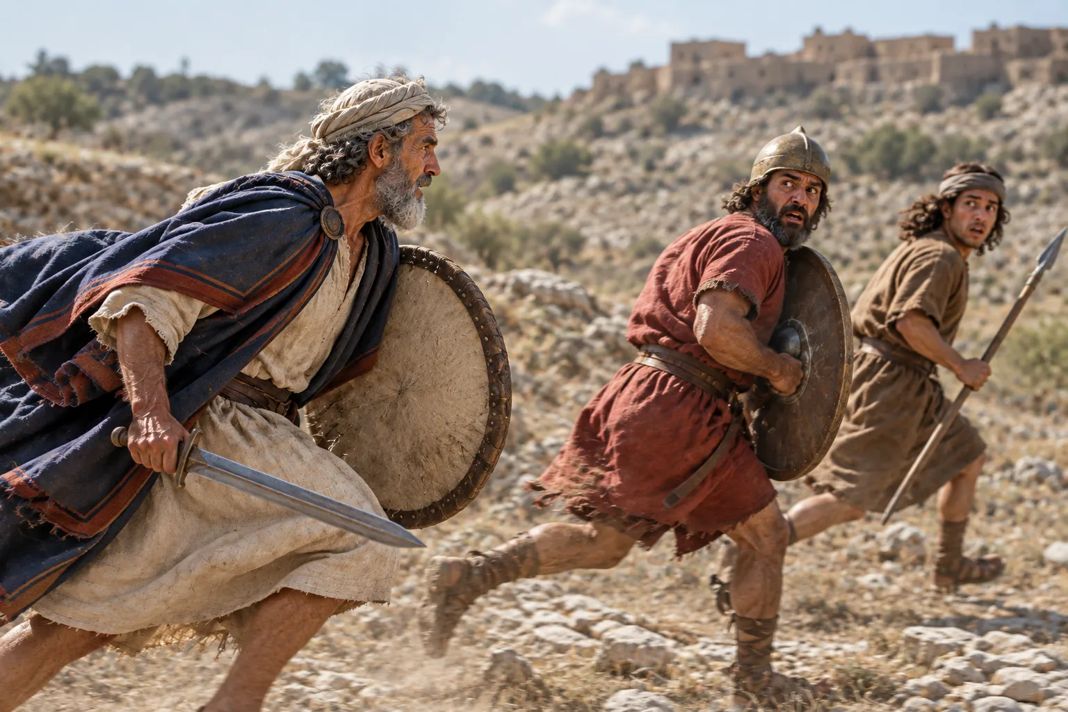 David Overtakes His Foes (Psalms 18:37–40)