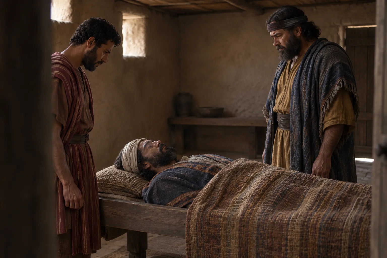 Joash killed on his bed (2 Chronicles 24:25–26)