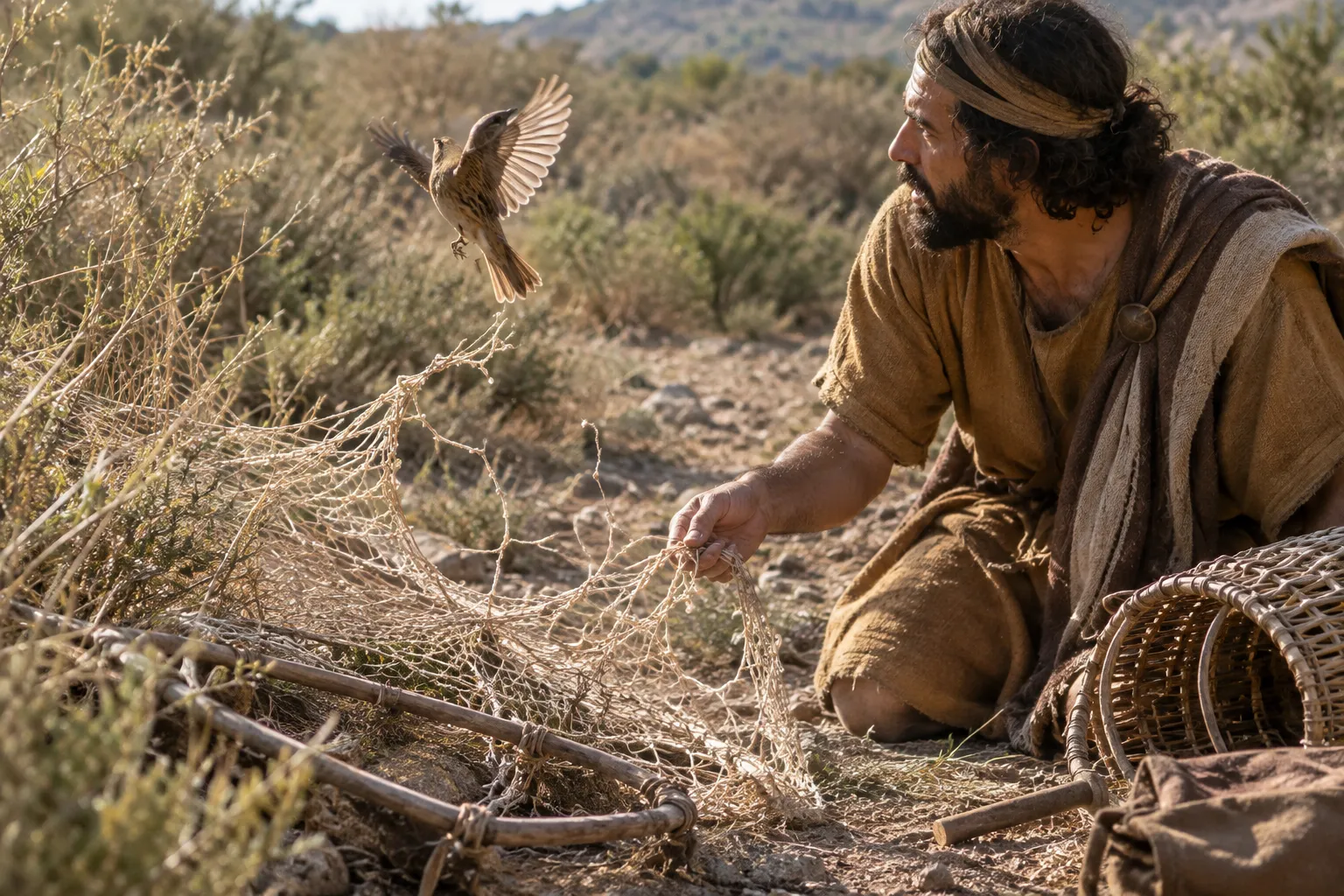The snare is torn, and we have escaped (Psalms 124:6–7)