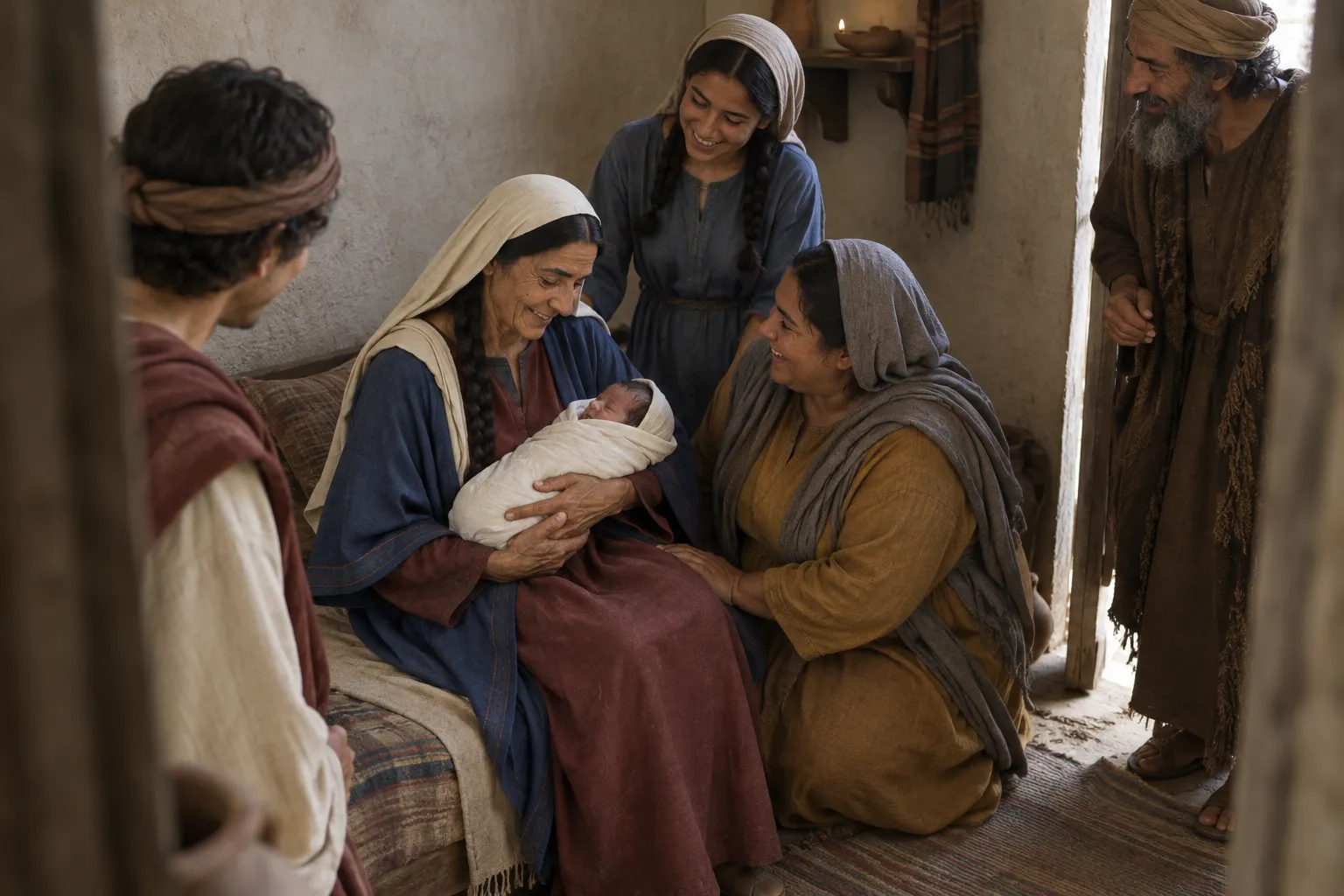 John Is Born (Luke 1:57–58)