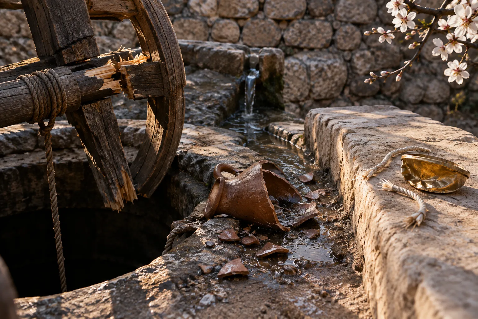 Broken at the spring (Ecclesiastes 12:5–7)