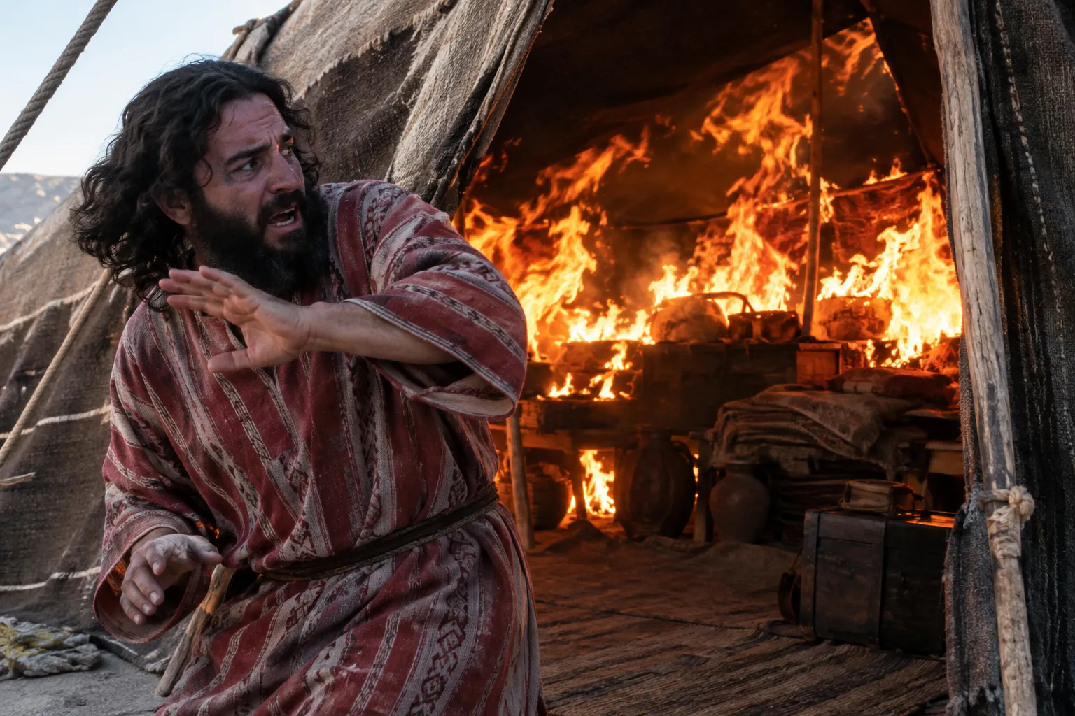 The unfanned fire (Job 20:26–29)