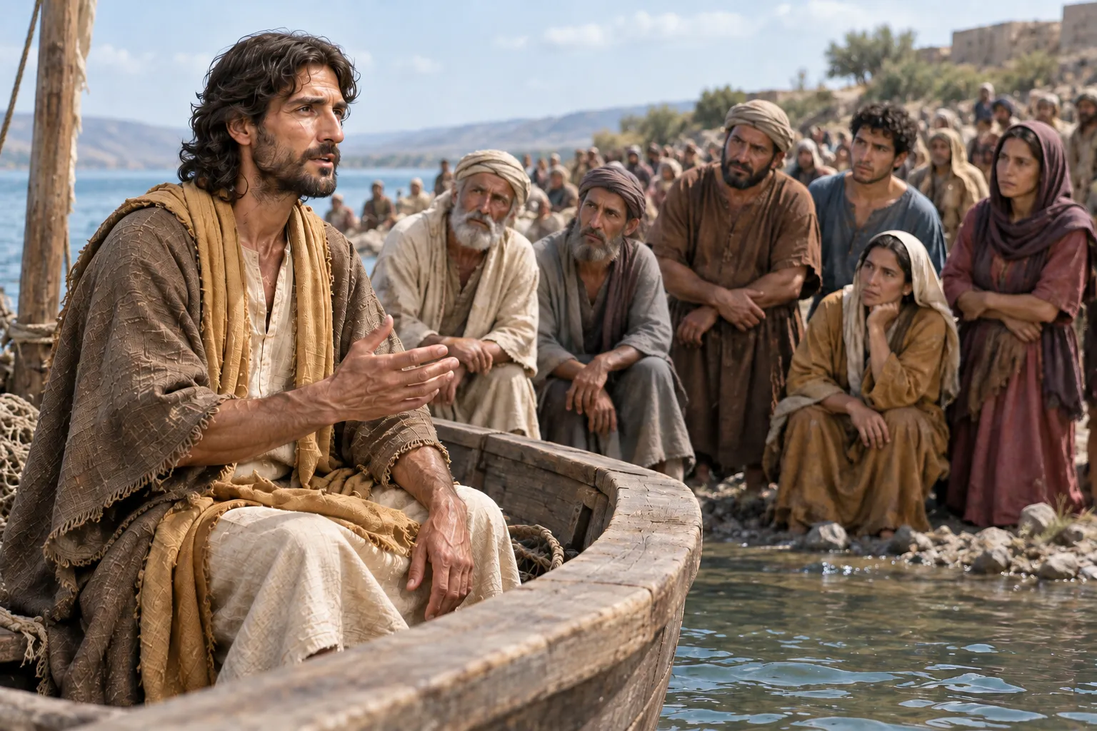 Teaching from the boat (Mark 4:1–2)
