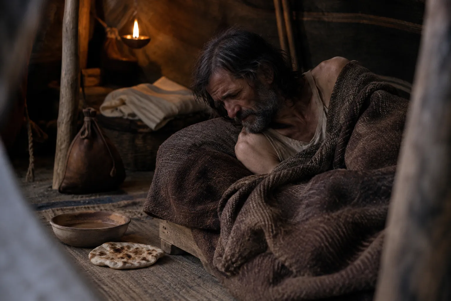 Chastened upon his bed (Job 33:19–22)