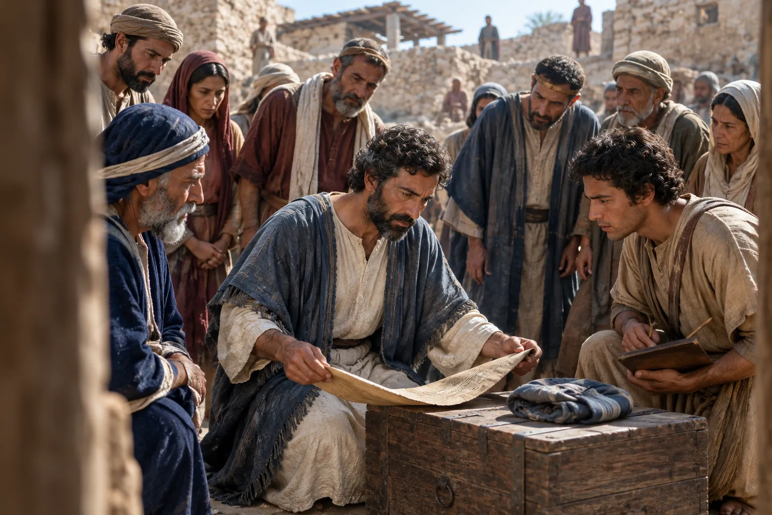 Nehemiah finds the register (Nehemiah 7:5)