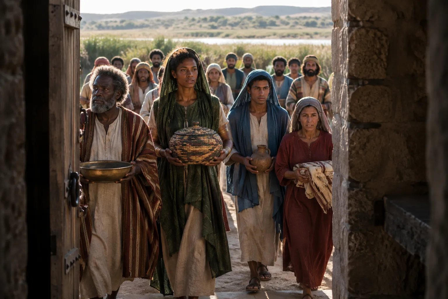 Worshipers Bring an Offering (Zephaniah 3:9–10)