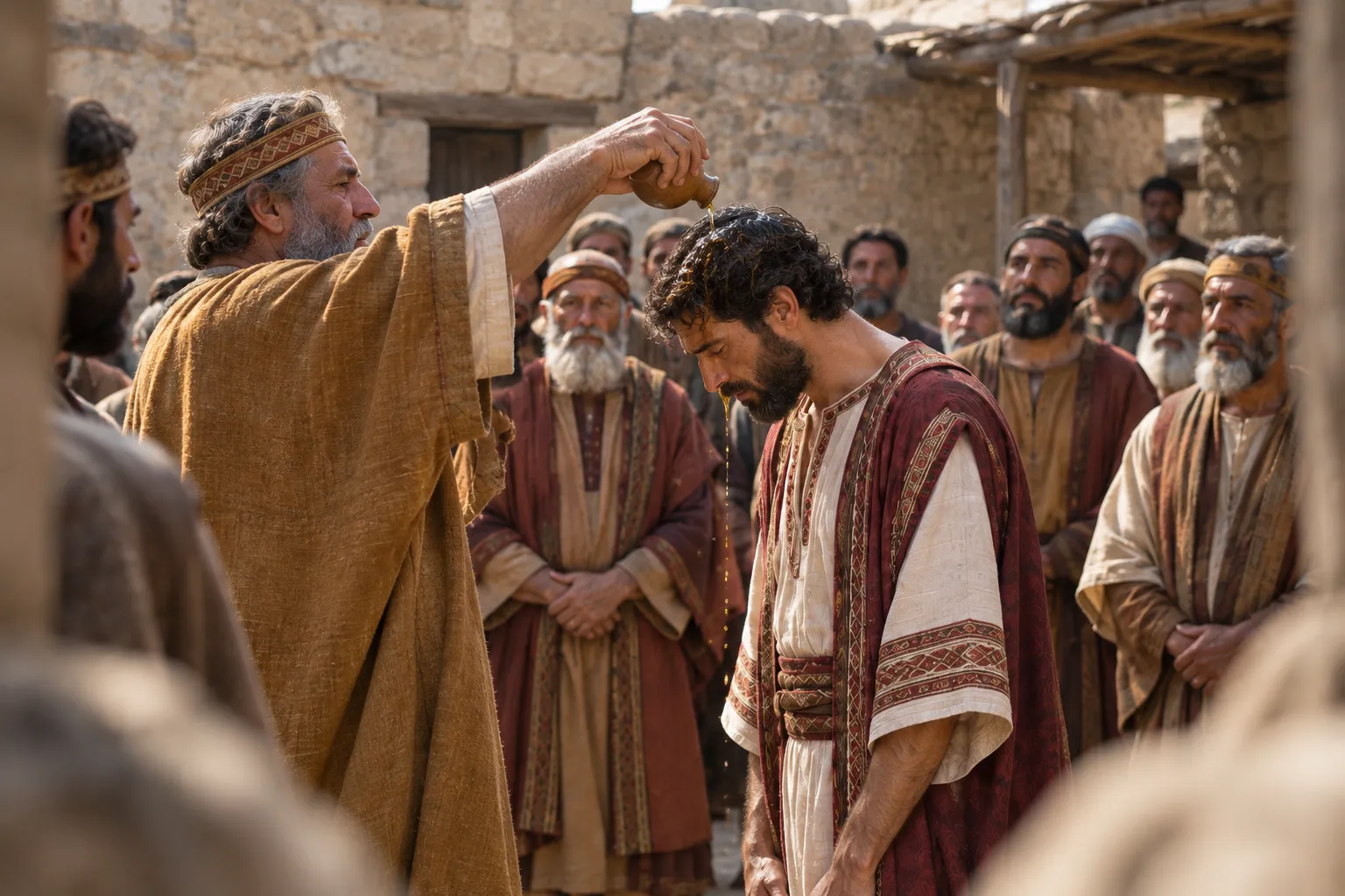 David anointed king over Israel at Hebron (1 Chronicles 11:3)