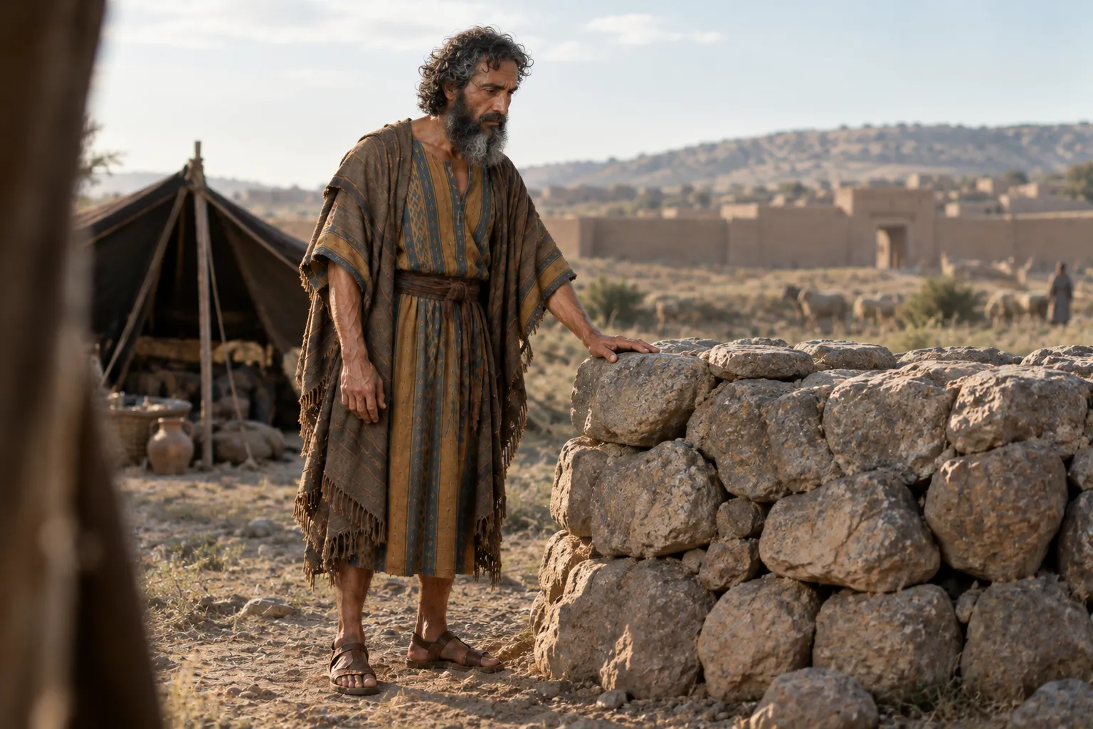 Jacob Sets Up the Altar at Shechem (Genesis 33:18–20)