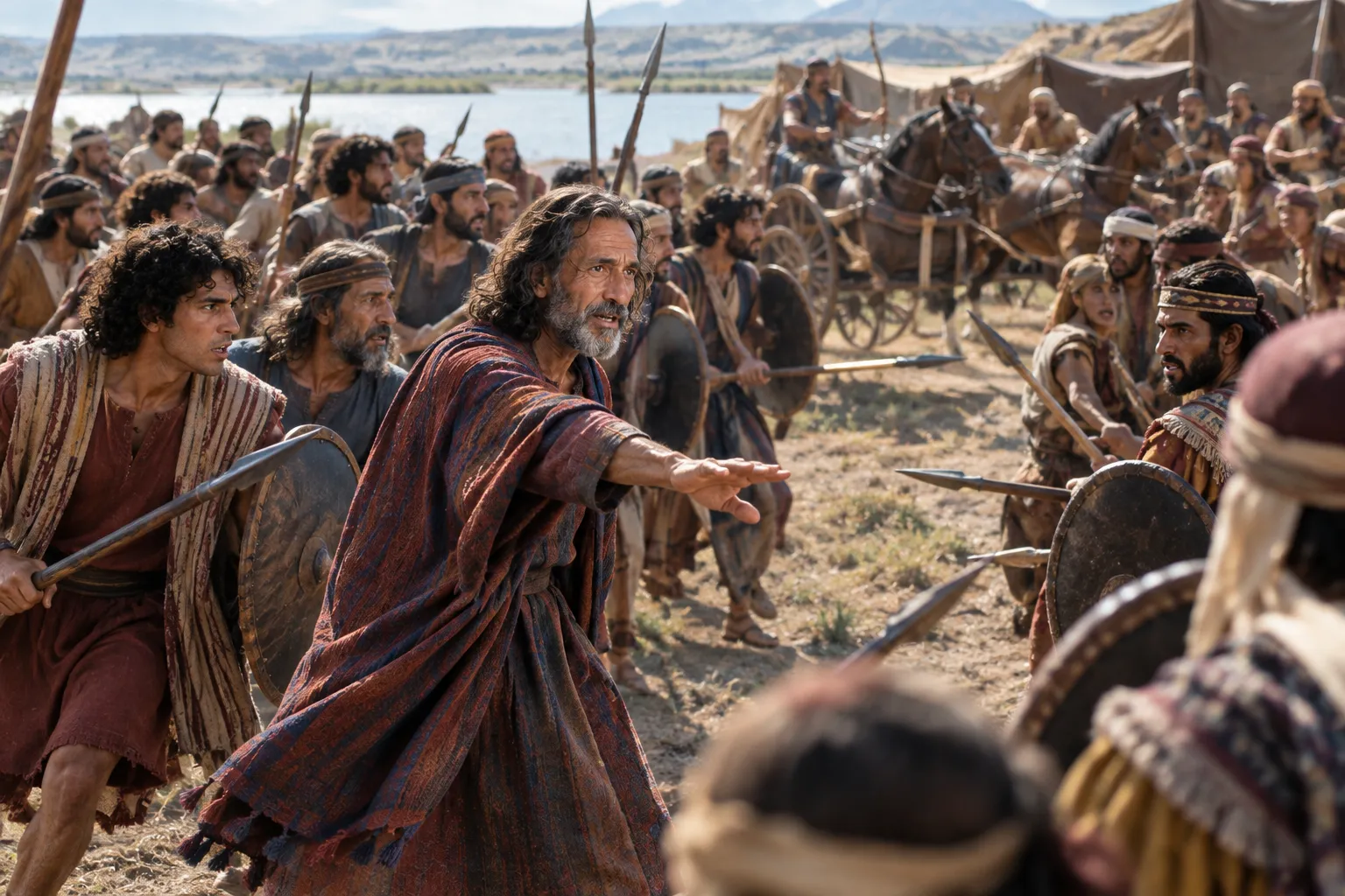 The Sudden Attack at Merom (Joshua 11:7–8)
