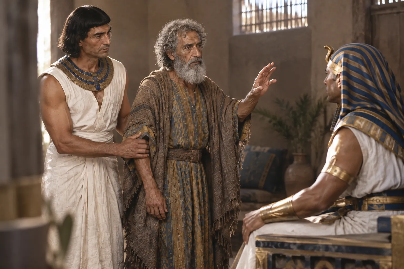 Jacob Blesses Pharaoh (Genesis 47:7–10)