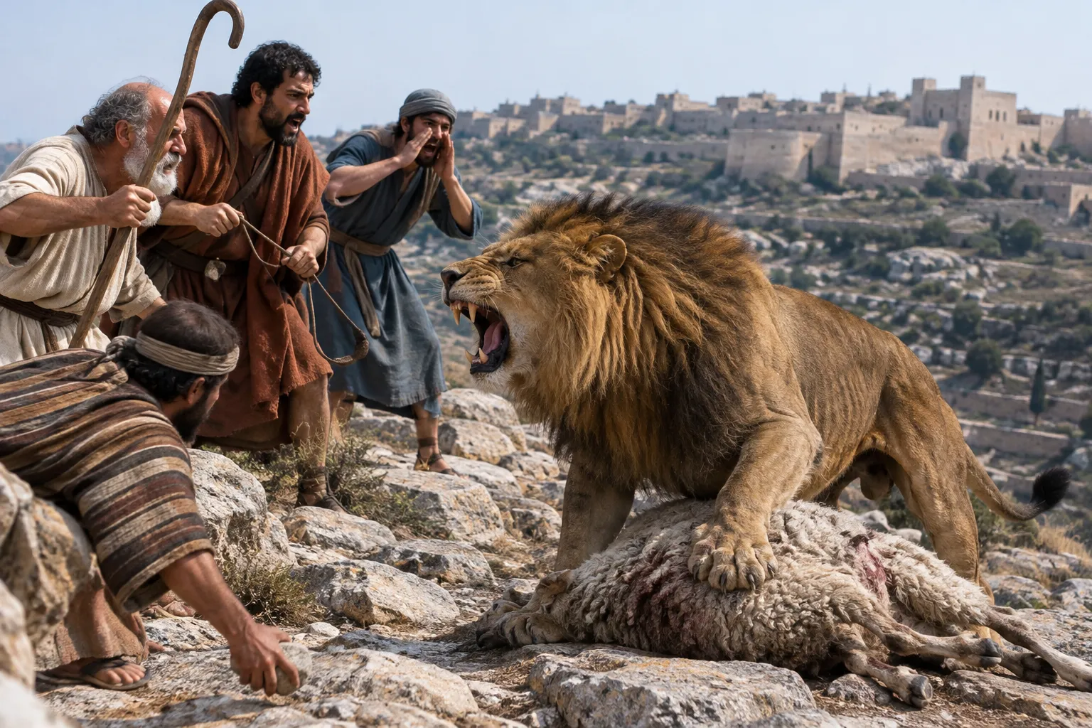 Unshaken like a lion on Zion (Isaiah 31:4)