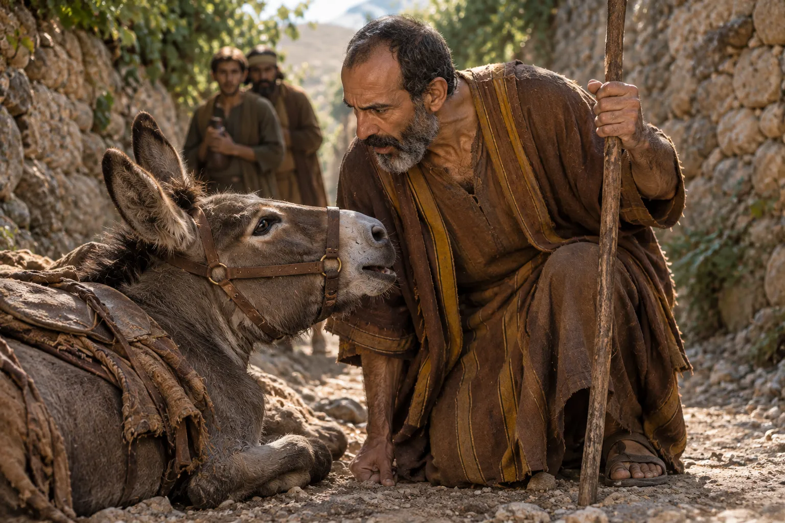 The Donkey Speaks (Numbers 22:27–30)
