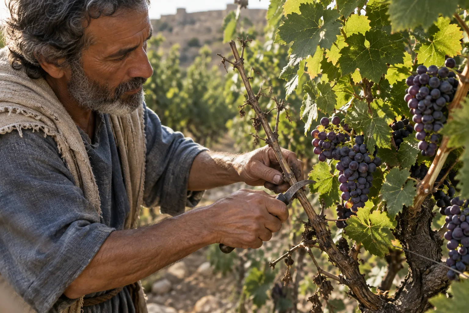 The Keeper Prunes the Vine (John 15:1–2)