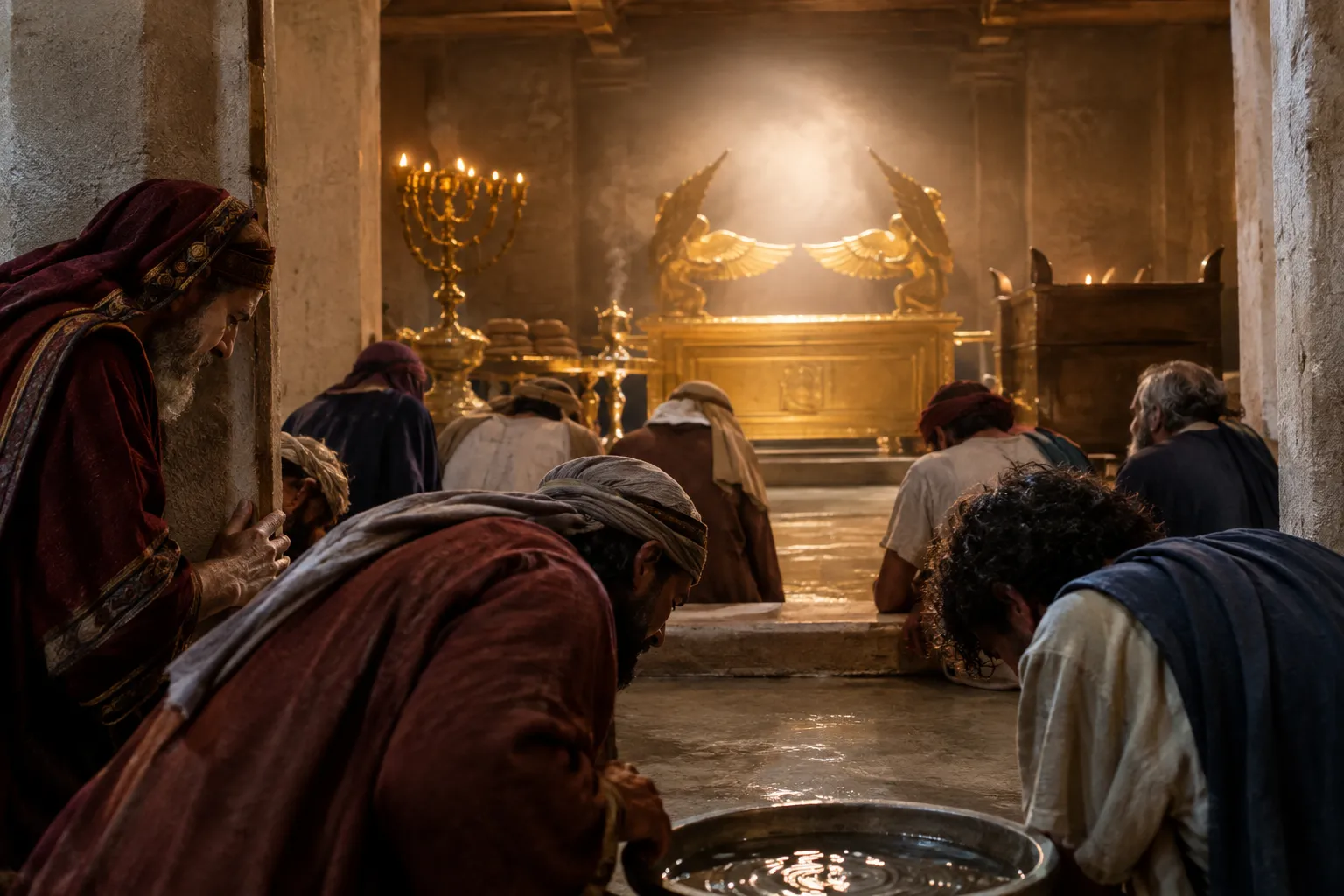 The Peoples Tremble Before the Holy King (Psalms 99:1–3)