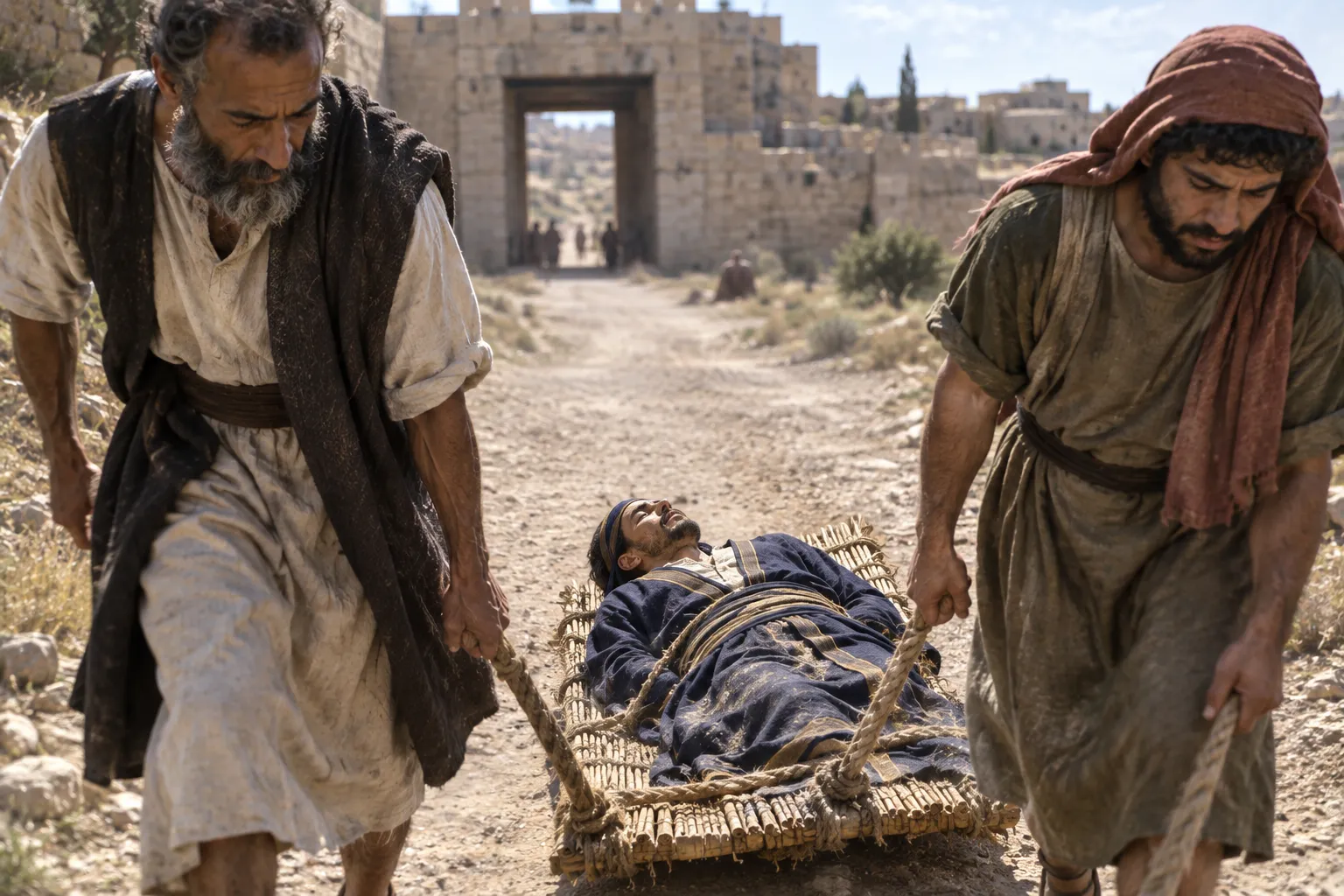 Jehoiakim Dragged Beyond the Gates (Jeremiah 22:18–19)