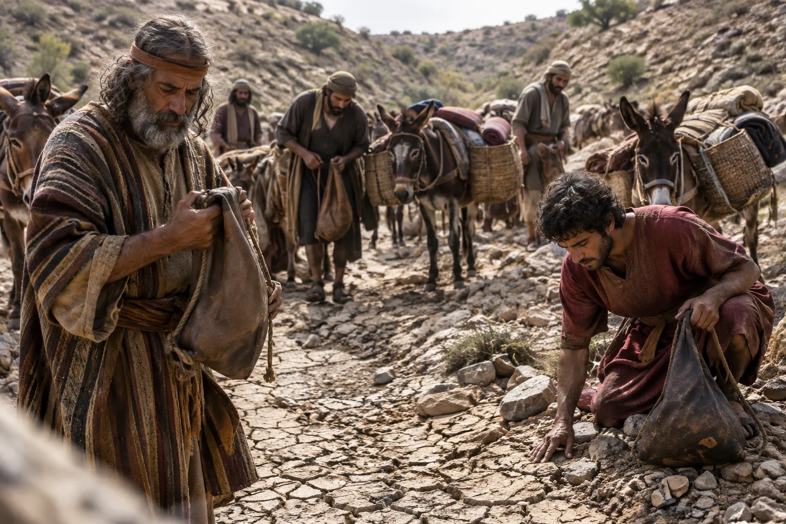 Disappointment at the vanished stream (Job 6:18–20)
