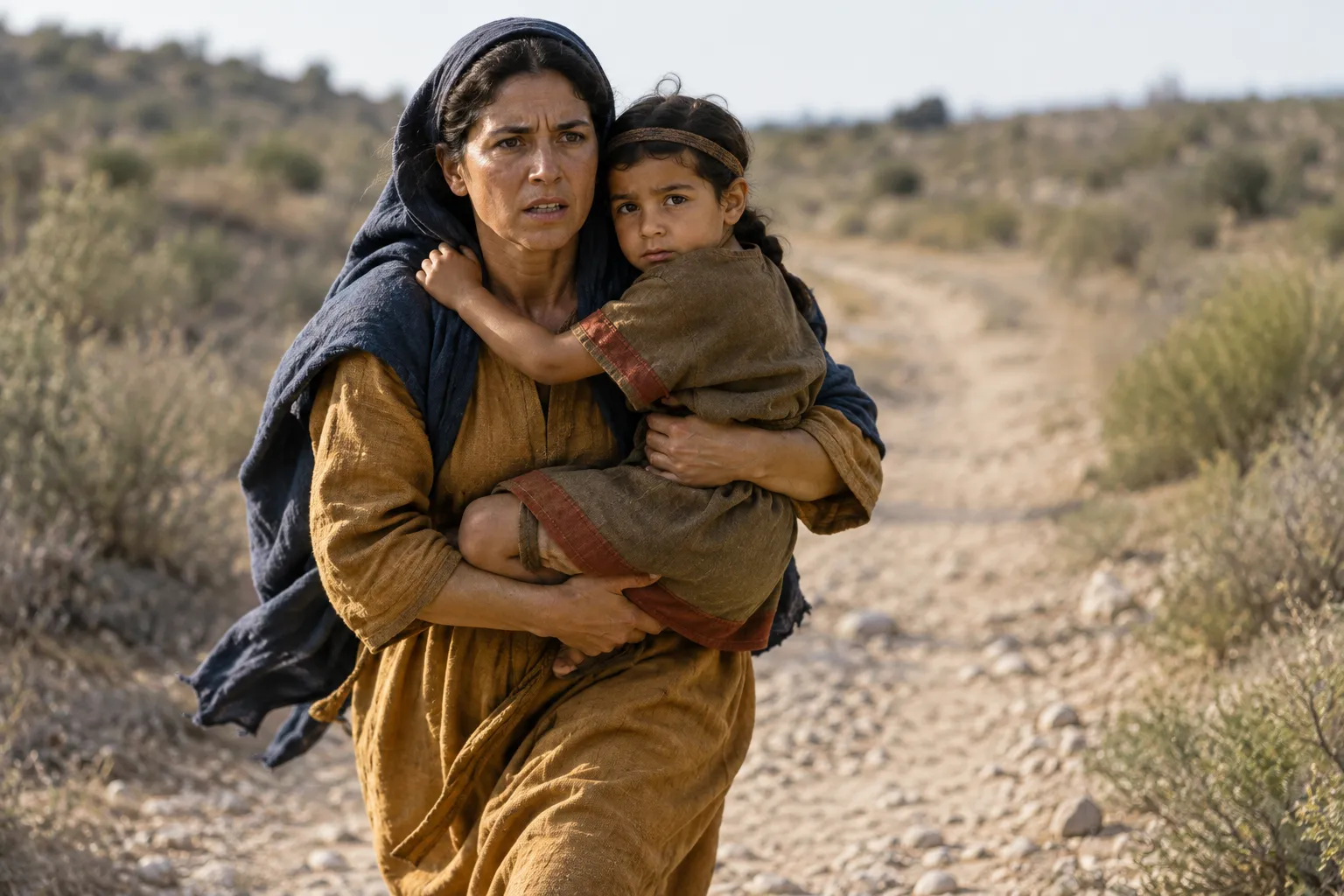 The Nurse Flees with Mephibosheth (2 Samuel 4:4)