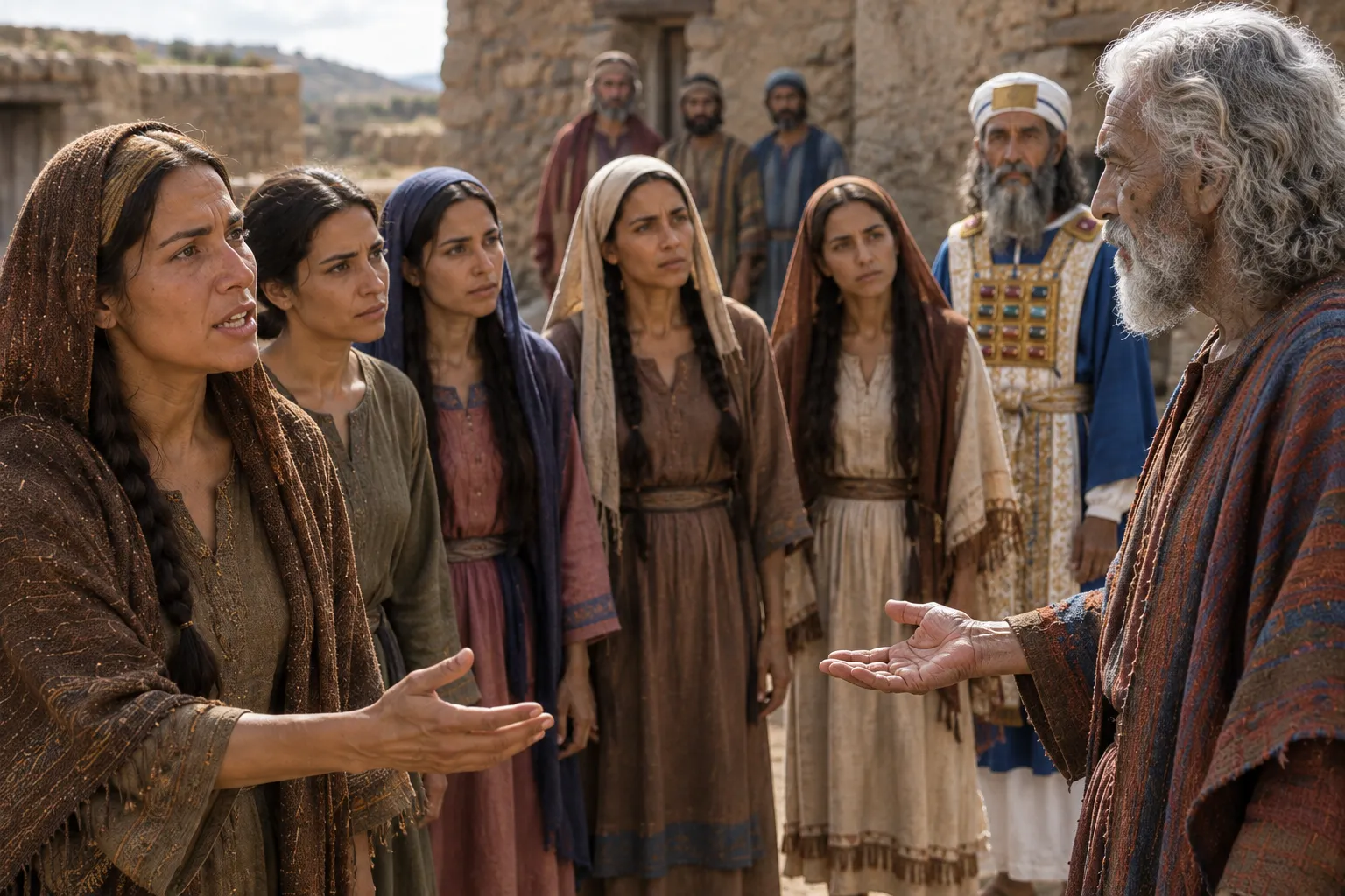 The Daughters Receive Their Inheritance (Joshua 17:3–4)