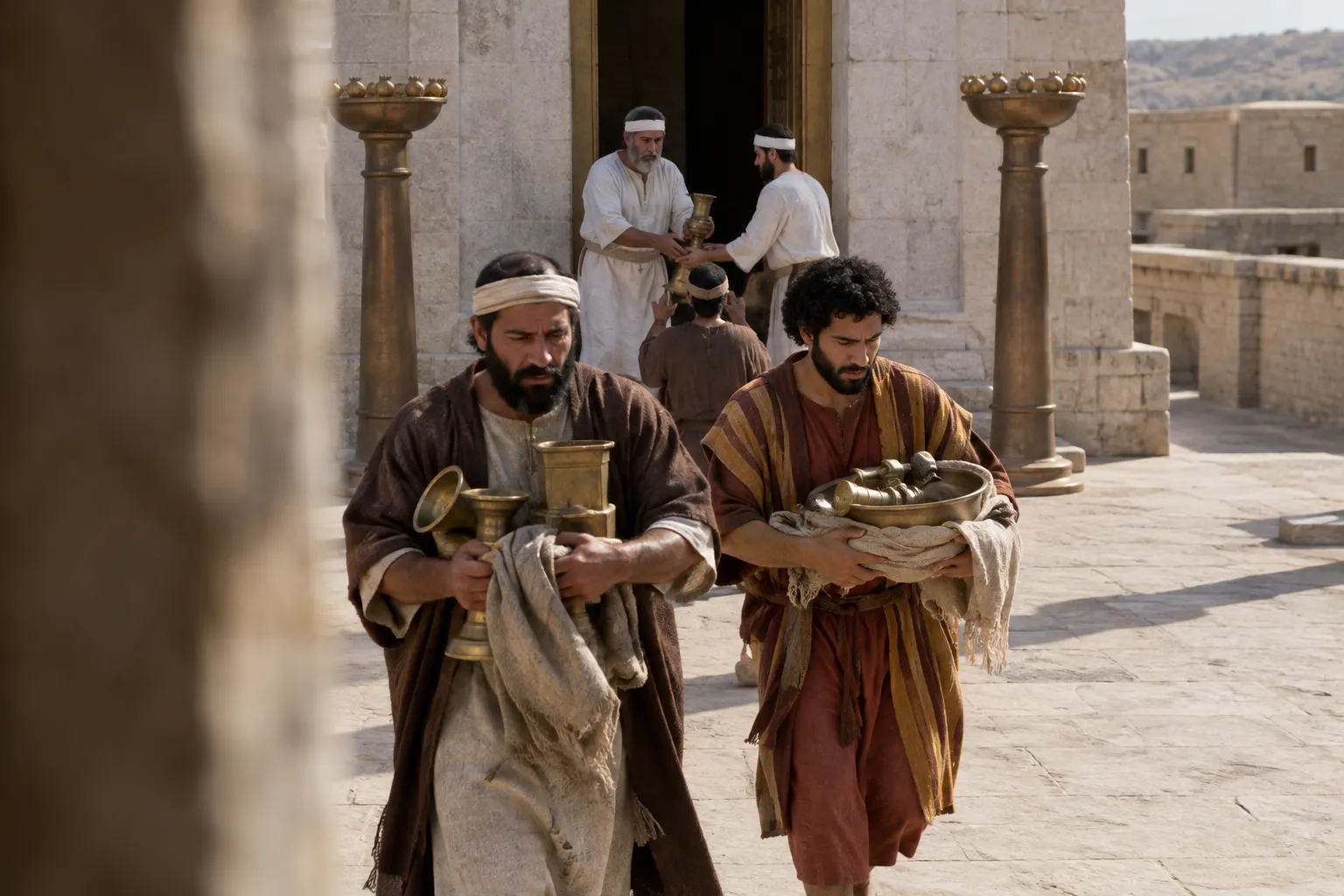 Impurity is carried from the temple (2 Chronicles 29:15–16)