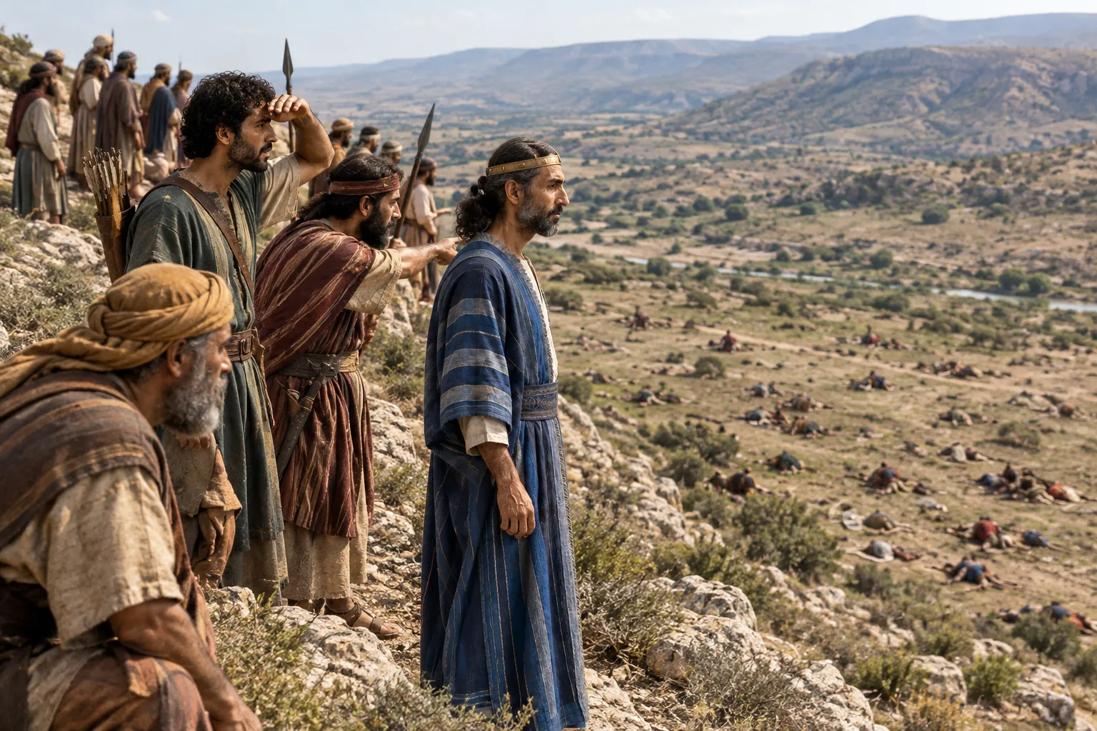 The coalition found defeated (2 Chronicles 20:24)