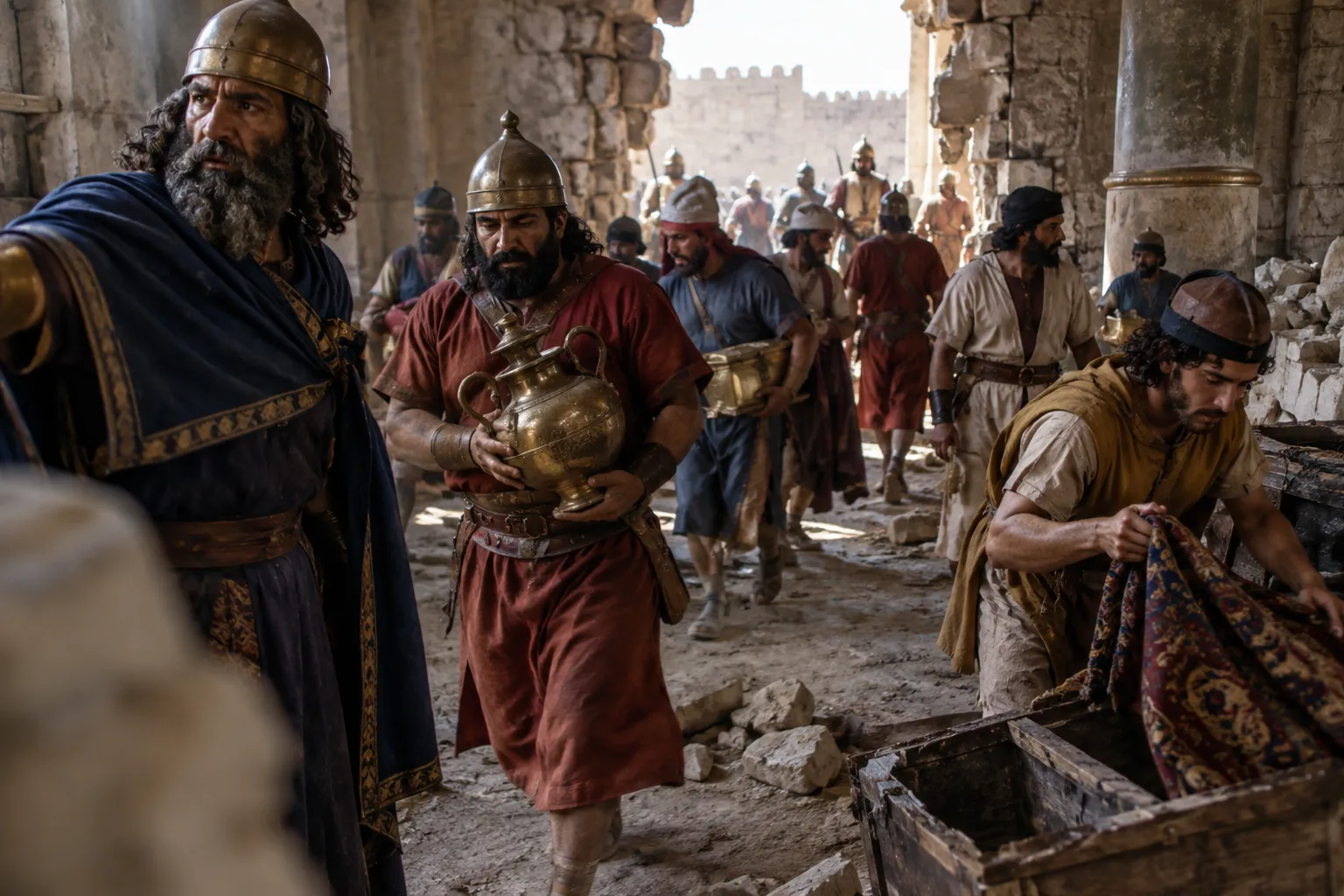 The Adversary Enters the Sanctuary (Lamentations 1:10)