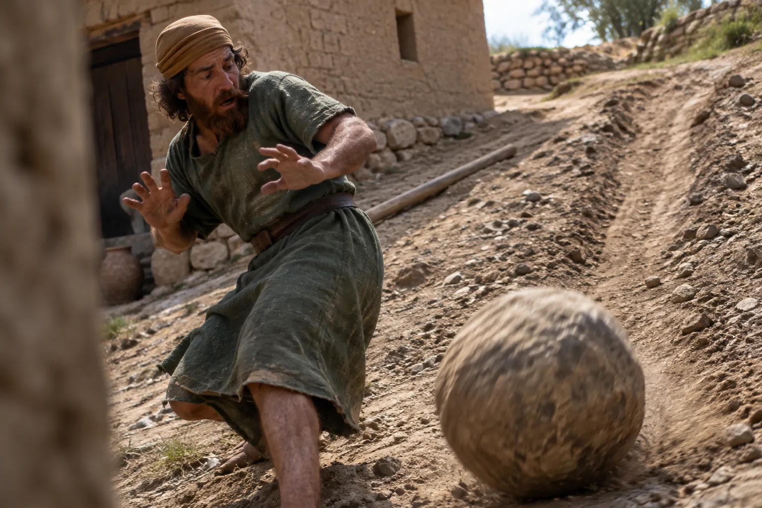 The stone rolls back (Proverbs 26:27)