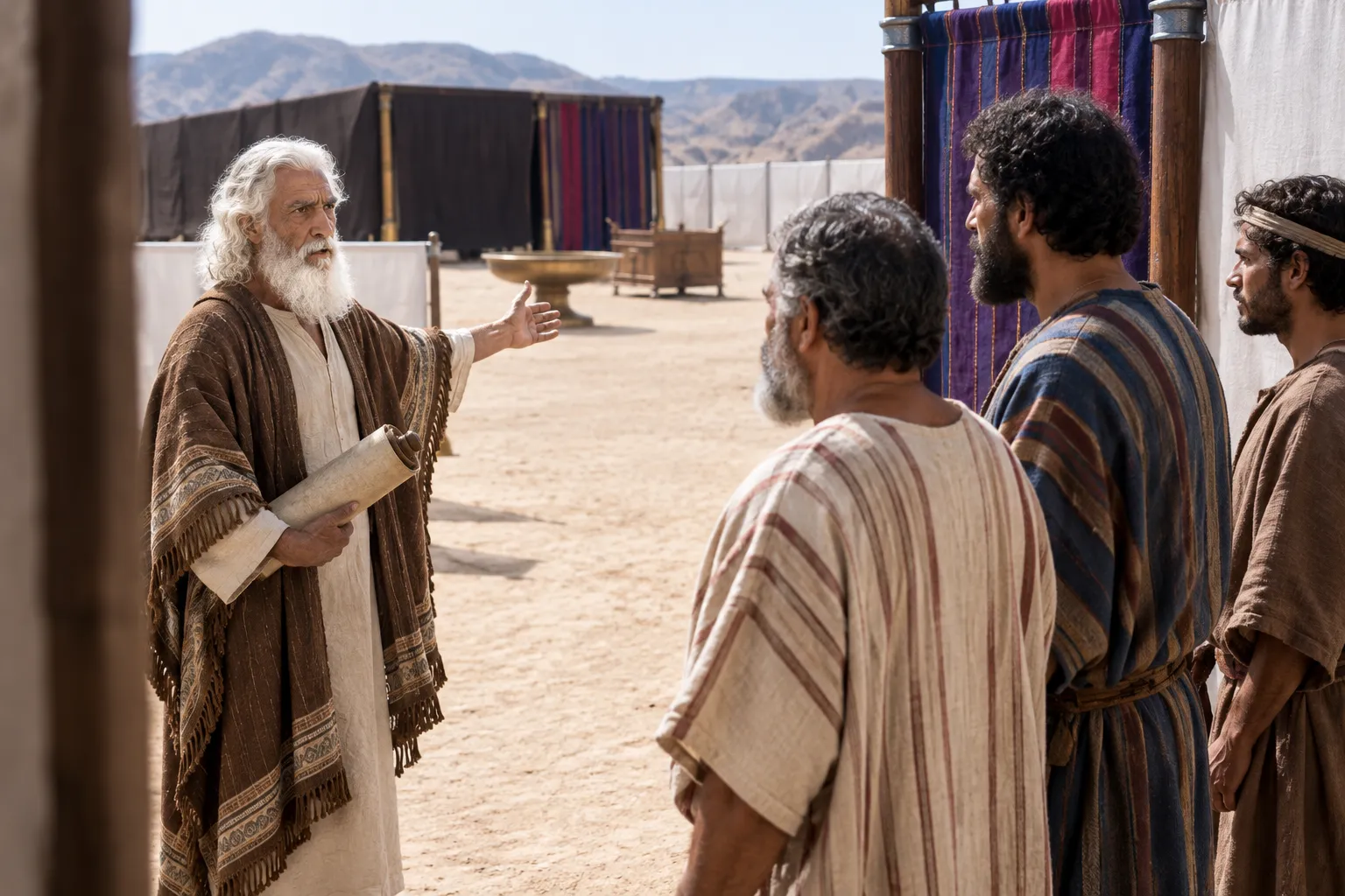 Moses Commands the Levites About the Book (Deuteronomy 31:24–26)