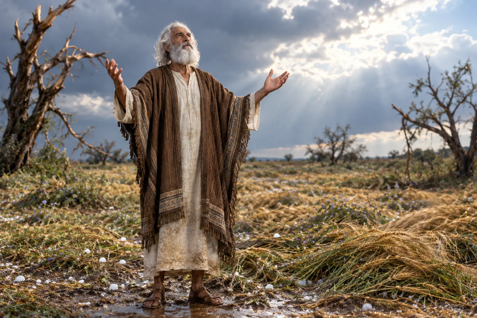 The Storm Ceases (Exodus 9:29–33)