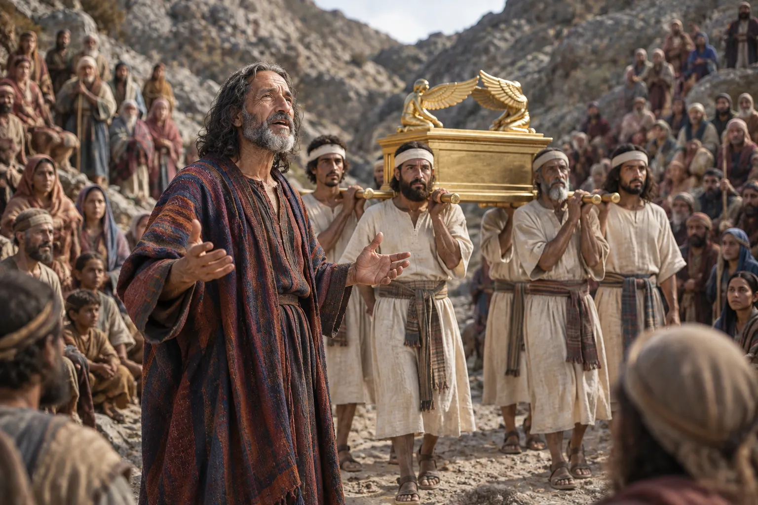 Joshua Reads the Law at Mount Ebal (Joshua 8:30–35)