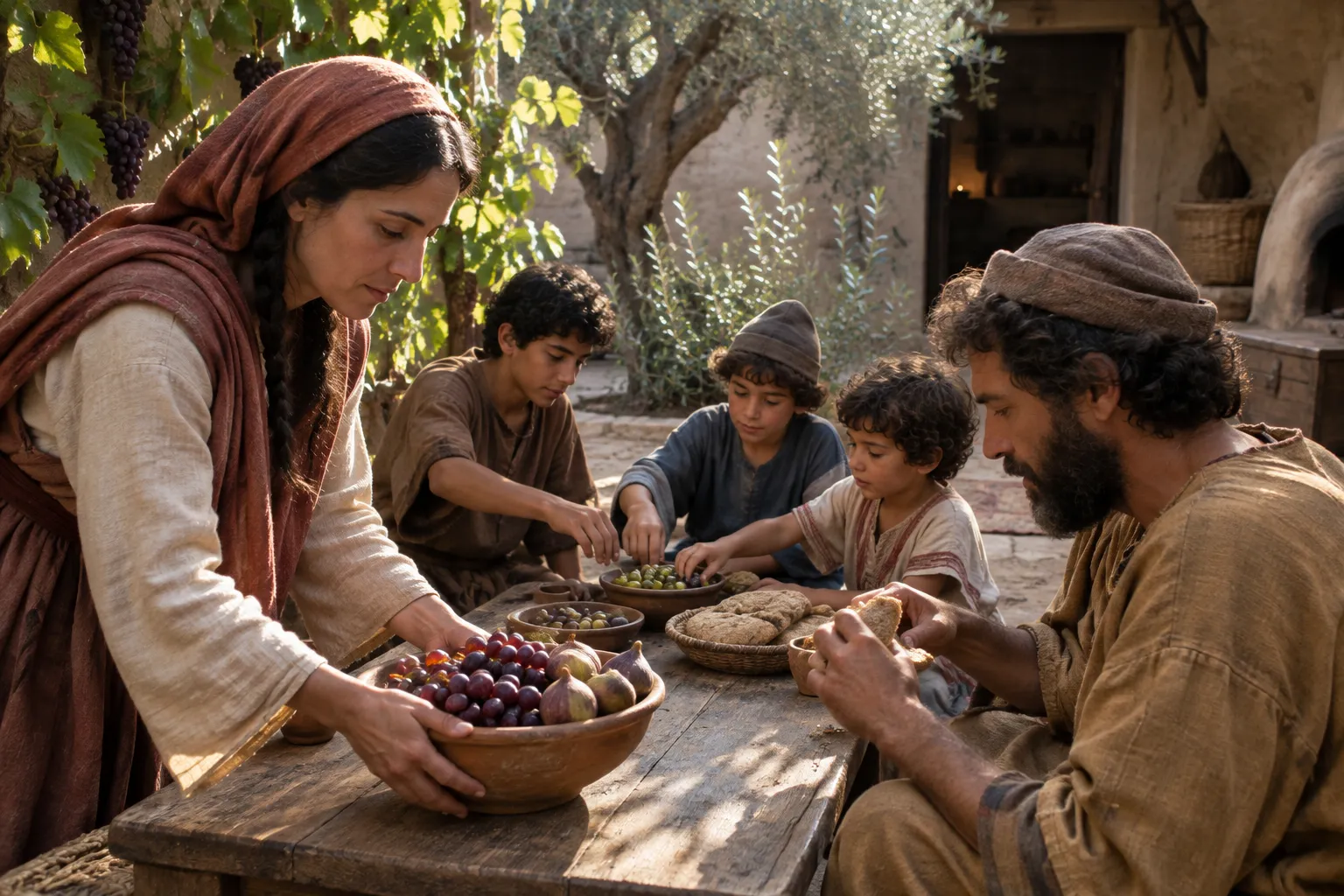 Fruit of Labor, Vine, and Olive Shoots (Psalms 128:2–4)
