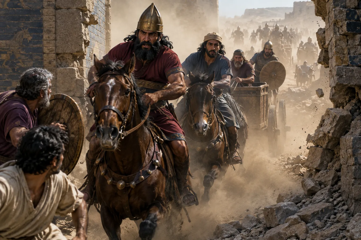 The Army Enters the Breach (Ezekiel 26:9–11)