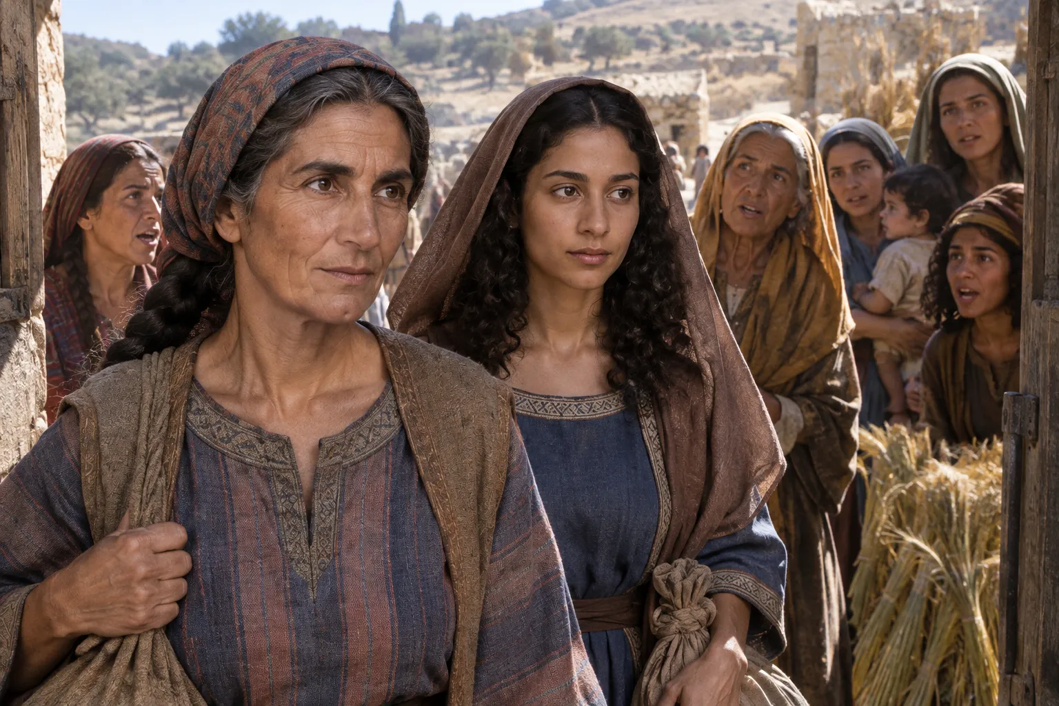 Naomi Returns to Bethlehem (Ruth 1:19–22)