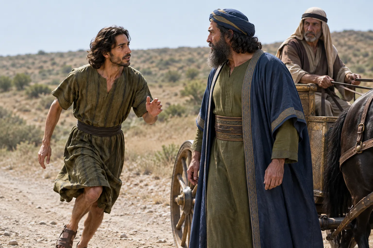Gehazi Runs After Naaman (2 Kings 5:20–21)