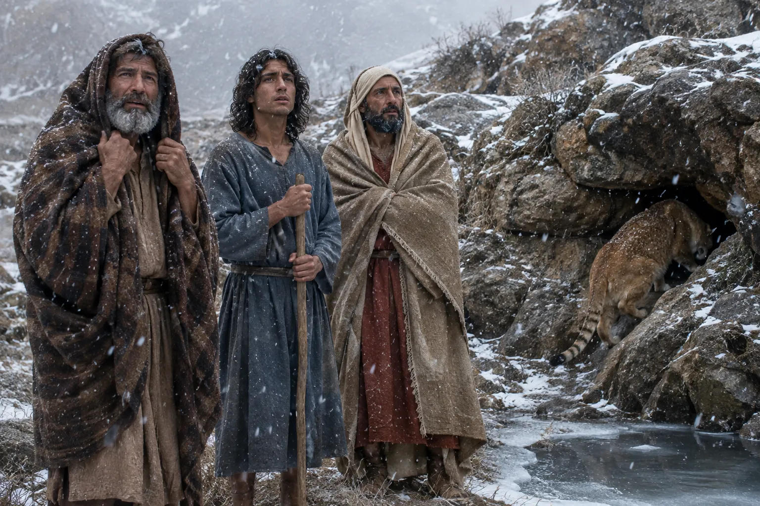 Snow seals up human labor (Job 37:6–10)